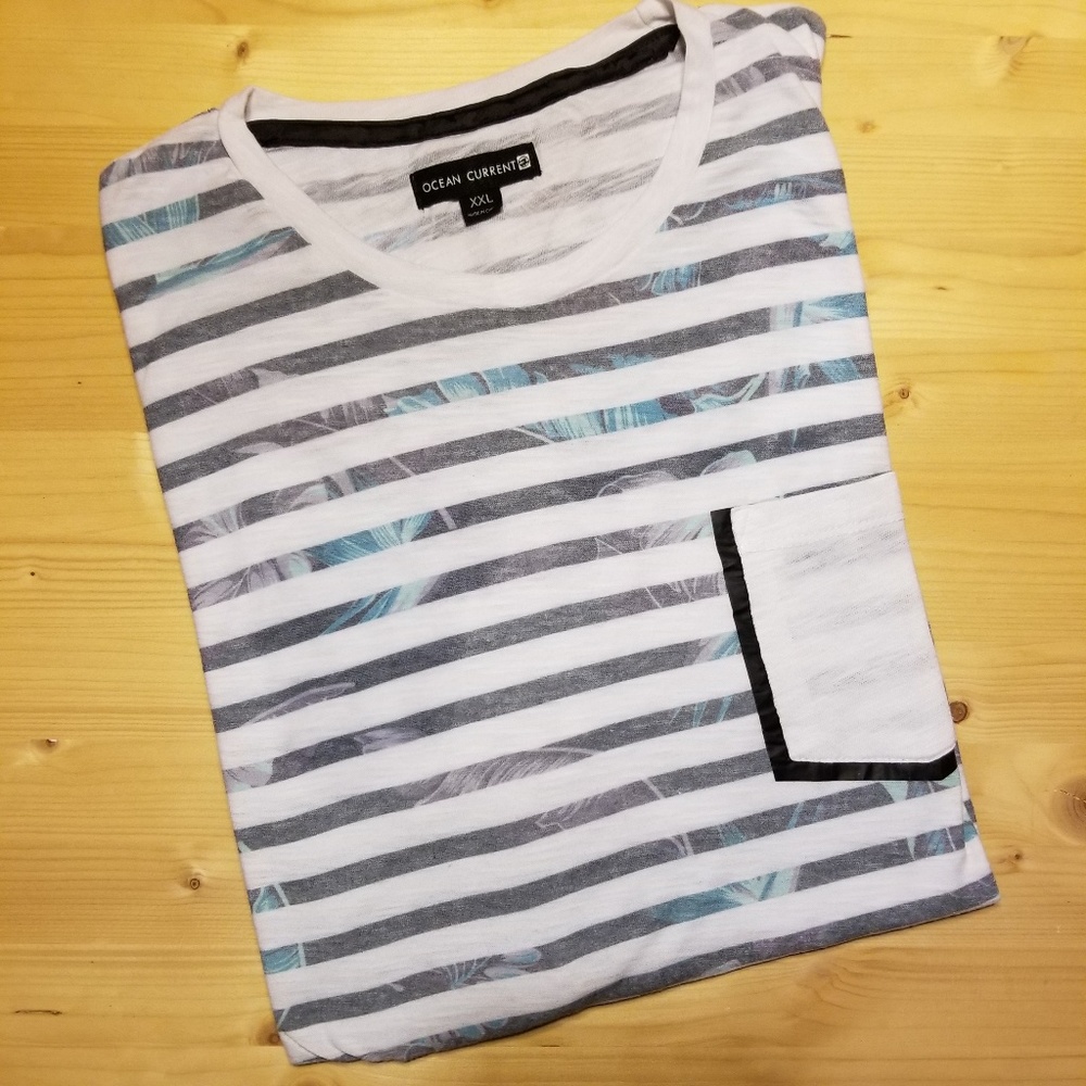 NWOT Ocean Current Striped Shirt